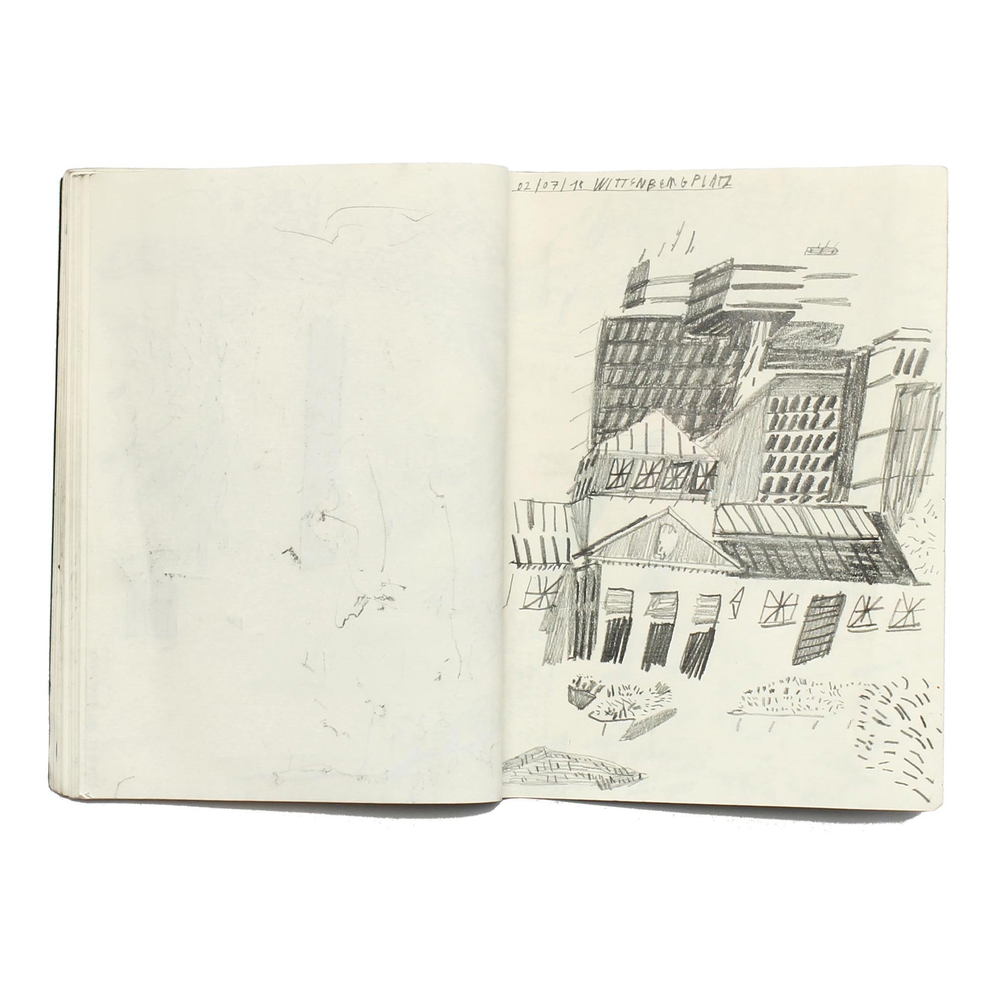 Julia Krusch live drawing sketchbook
